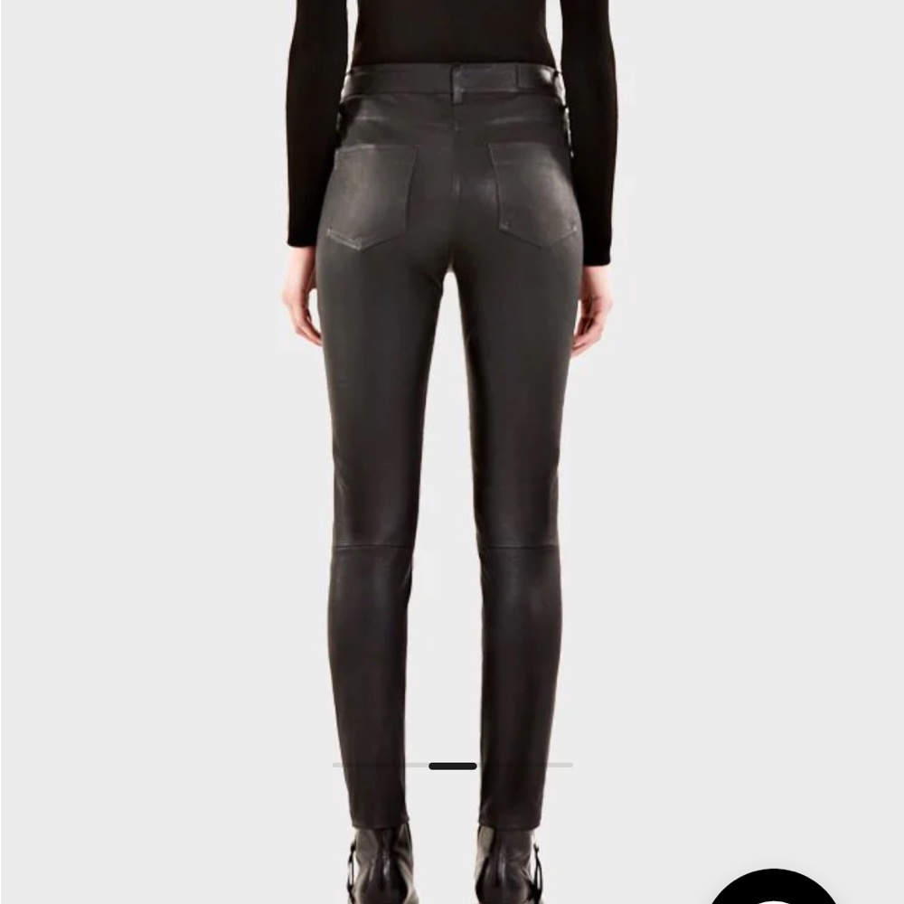 Rudsak MERCEDES WOMEN'S LEATHER PANTS Black - Picture 3 of 10